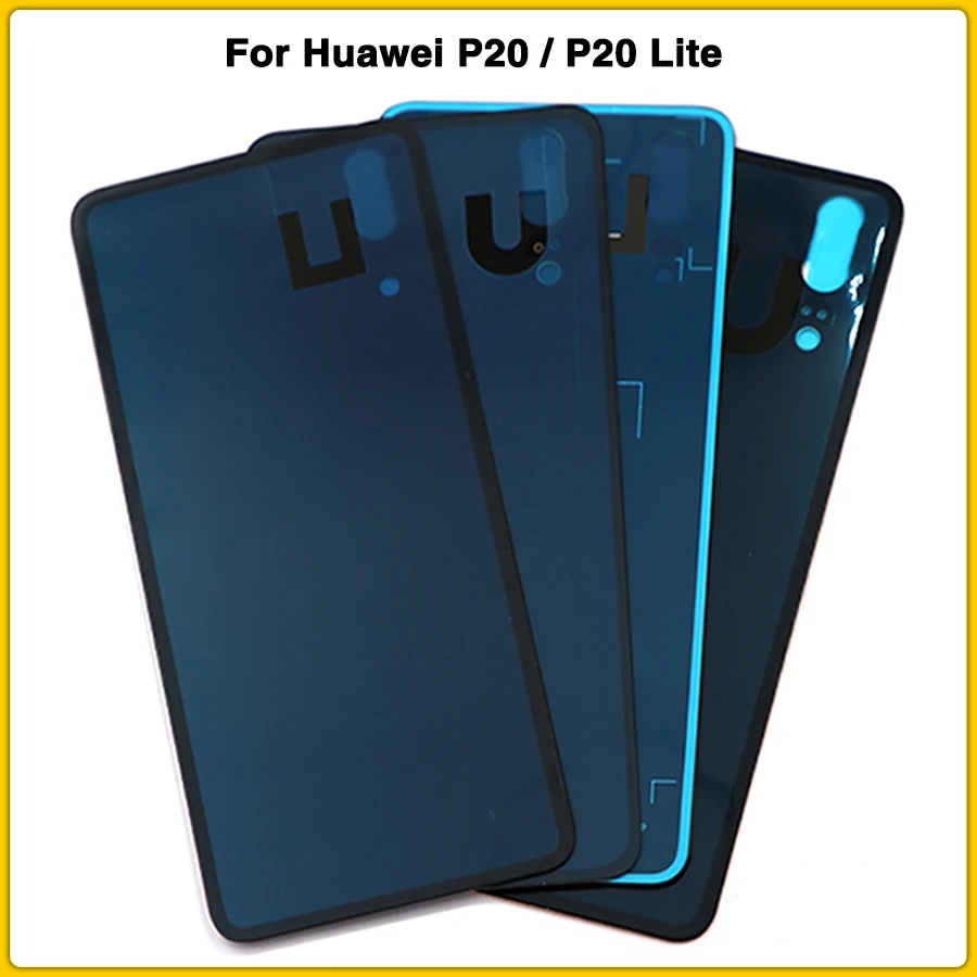 10 шт. P20 задний Чехол для huawei P20 Lite P20Lite Nova 3e батарея задняя крышка двери стекло крышка шасси Замена