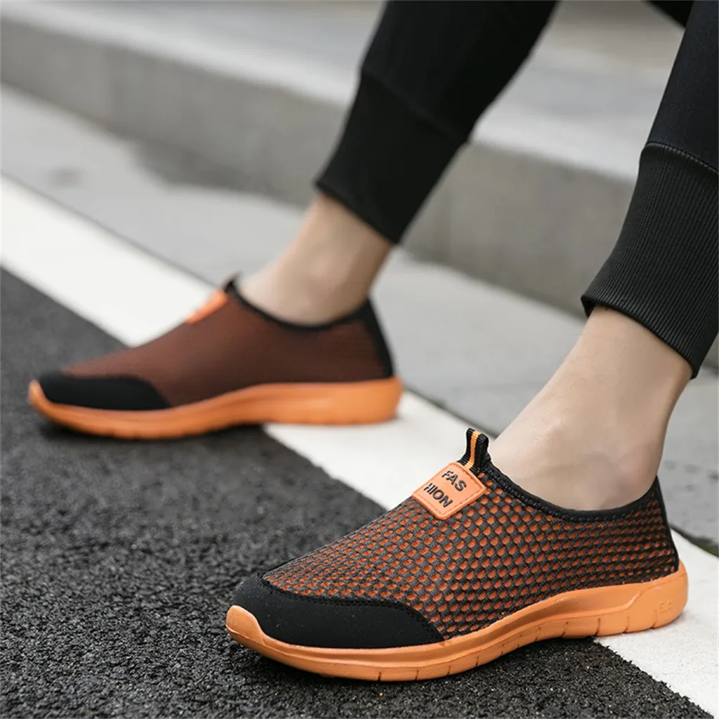 KANCOOLD Running Shoes Men Sneakers Wild Mesh Cloth Athletic Comfortable Lightweight Walking Leisure Sports Board Shoes 109#4
