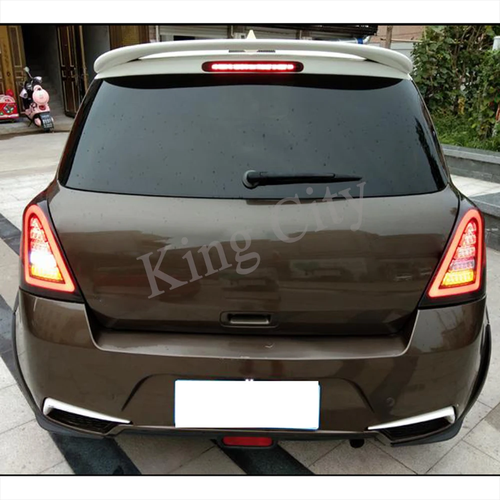CAPQX 1 комплект для Suzuki Swift 2005 2014 светодиодный задний фонарь светильник в сборе