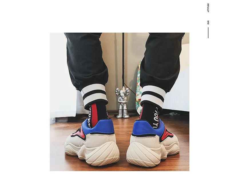 Men's Casual Shoes Solid Colour All-match Leisure Sneakers Men Trendy High Quality White Deodorant Footwear Chic V11-15