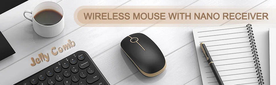 best wireless mouse Jelly Comb 2.4G Slim Mouse Wireless with Nano Receiver Portable Optical Noiseless Mice for Notebook PC Laptop Computer MacBook mouse computer mouse