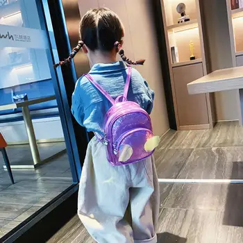 

Cartoon Kids Bag Fashion Shoulder Bag Sequins Storage Bag Girls Travel Backpack Outdoor School Travel for children