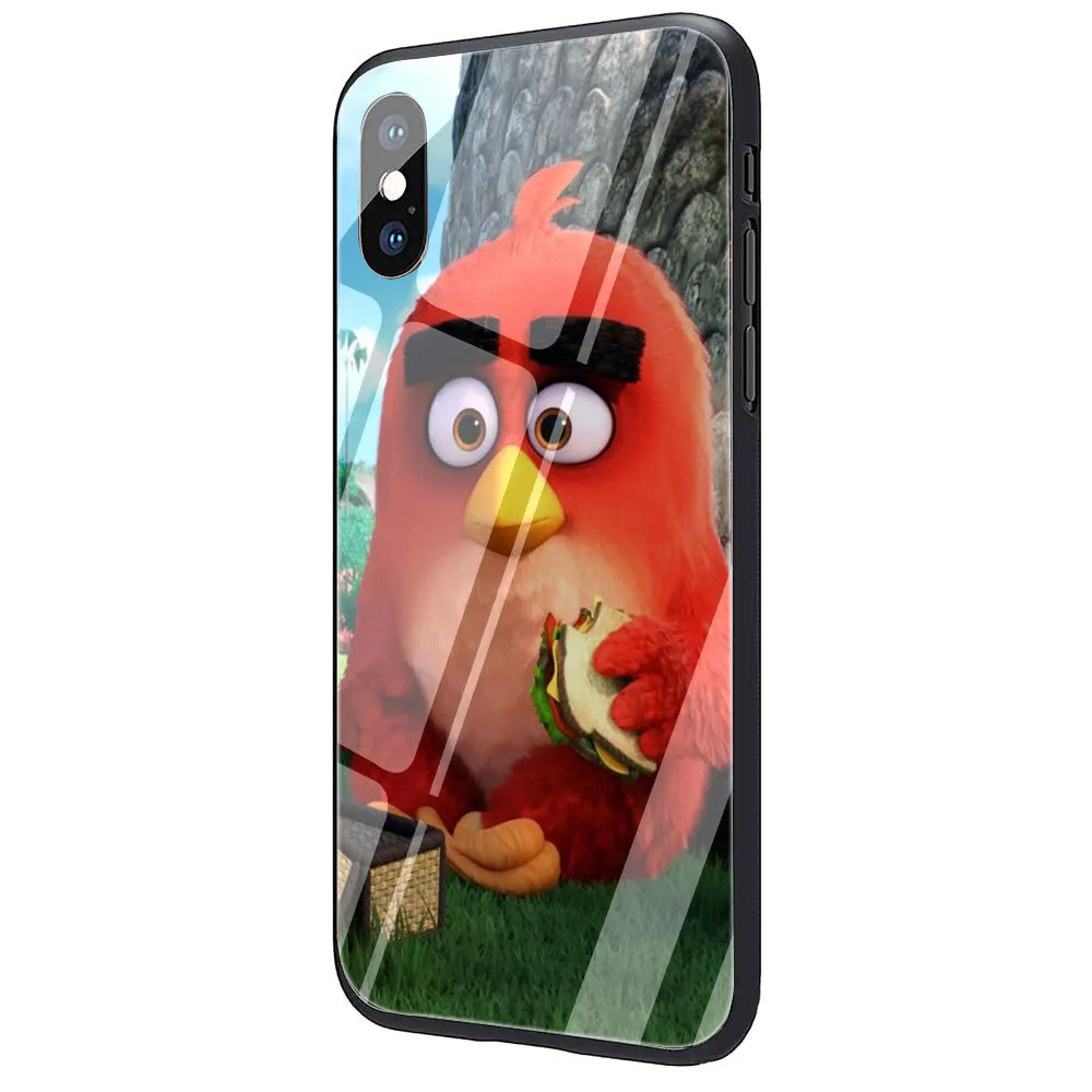 SpongeBob закаленное стекло ТПУ Черный чехол для iPhone 11 Pro X или 10 8 7 6 6S Plus Xr Xs Max - Цвет: G7