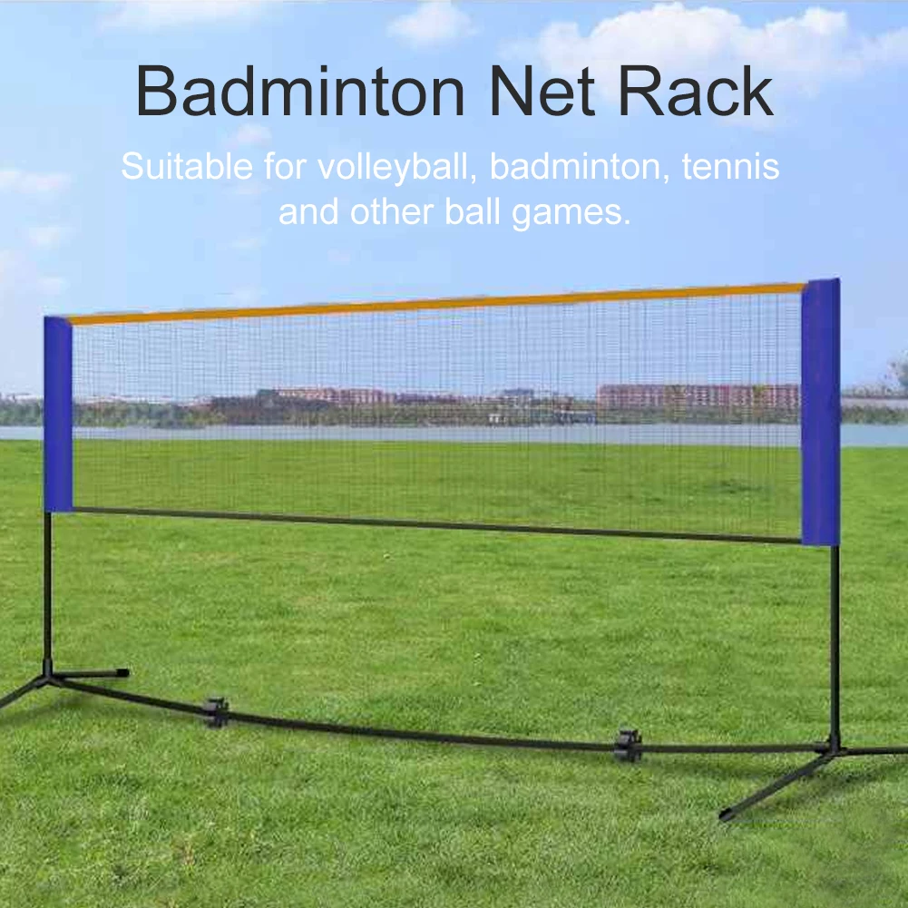 

Portable Badminton Set Easy Set Up Professional Standard Volleyball Net For Tennis Pickleball Training Indoor Outdoor Sports