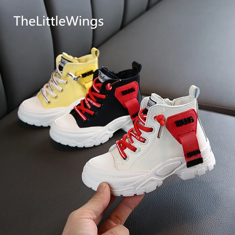 

Children's Sports Shoes Boys New Autumn High-Up Girls' Leisure Shoes 1-3 Years Old Super soft and comfortable