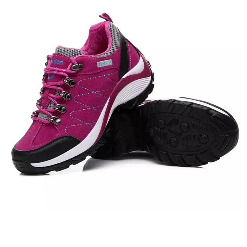 Cena 2019 nowych kobiet buty górskie trampki trekkingowe wodoodporne ciepłe buty wspinaczkowe guma sportowa damskie buty outdoorowe