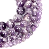 Natural Stone Dream Amethysts Agates Charm Round Loose Beads For Jewelry Making For Needlework Beads Diy Strand 4/6/8/10/12 MM ► Photo 3/5