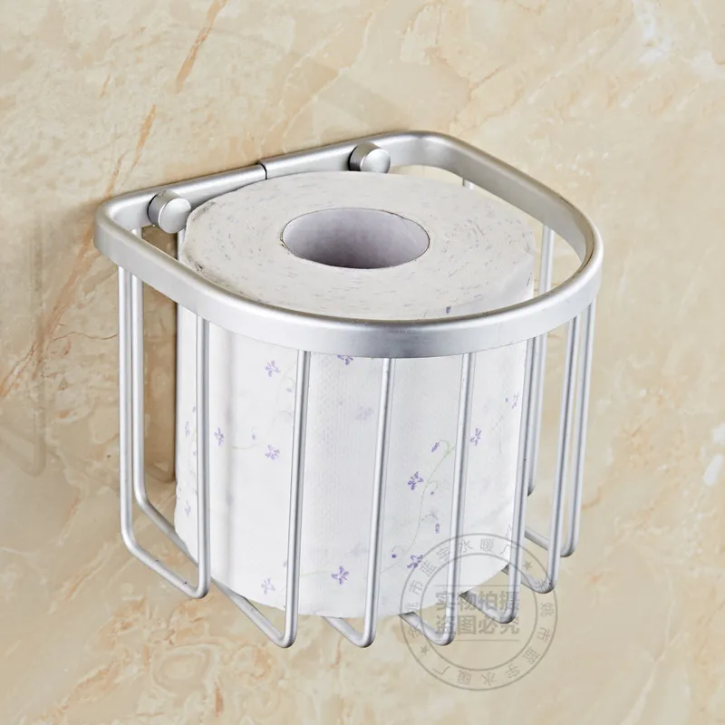 

Alumimum Tissue Holder Toilet Paper Basket Toilet Paper Holder Toilet Mesh Basket Paper Roller Rack Bathroom Toilet Hand Rubbish