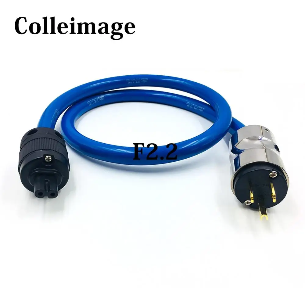 

HIFI Power Cable Amplifier CD DVD Player Audio AC Power Cord with EU/US Power Plug Figure 8 C7 IEC Connector