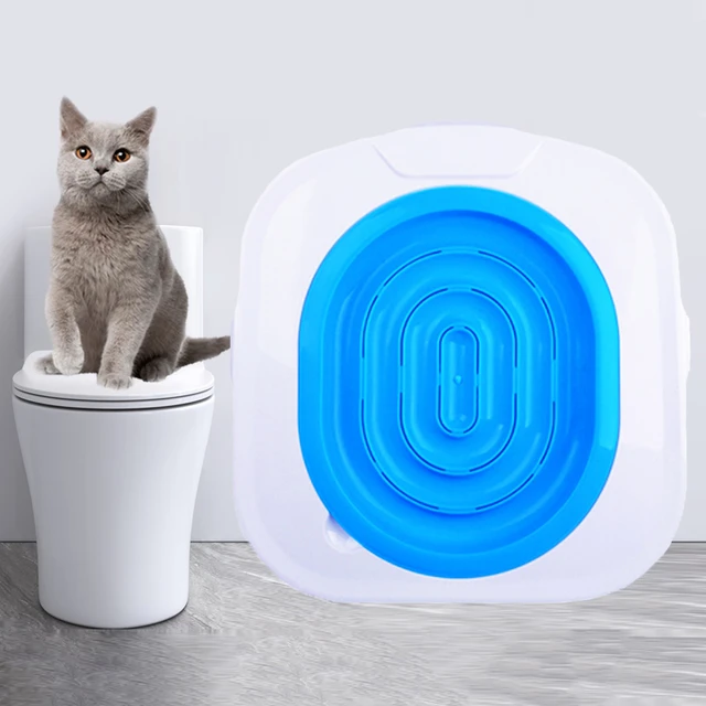 Katze wc wc training gerät toilette hocken lehrt katzen zu verwenden squat  wc zu squat wc lernen zu führen haustiere zu reinigen - AliExpress