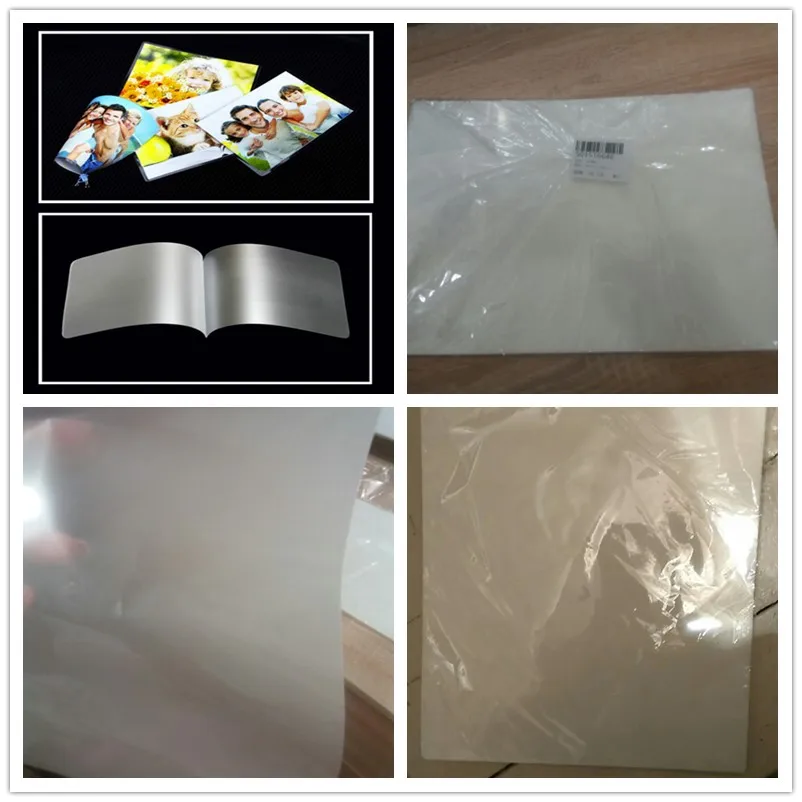 60 Mic A4 Pet/Photos/Documents Certificates Pictures Heat-sealing Film Thermal Packaging Paper 50pcs Batch Photo Film laminating films