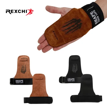 

REXCHI Weight Lifting Hand Grips Gymnastics Gloves Palm Gym Fitness Power Protector Crossfit Workout Bodybuilding Wrist Support