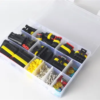 

240Pcs 1-6 Pins Connectors Boxed Waterproof Car Wire Connector Car Connector Practical Portable Tools