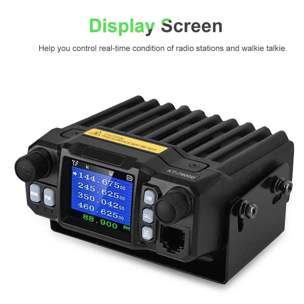 KT 7900D Автомобильная рация с стабильной частотой VHF UHF 200 каналов дальность 5 50 км