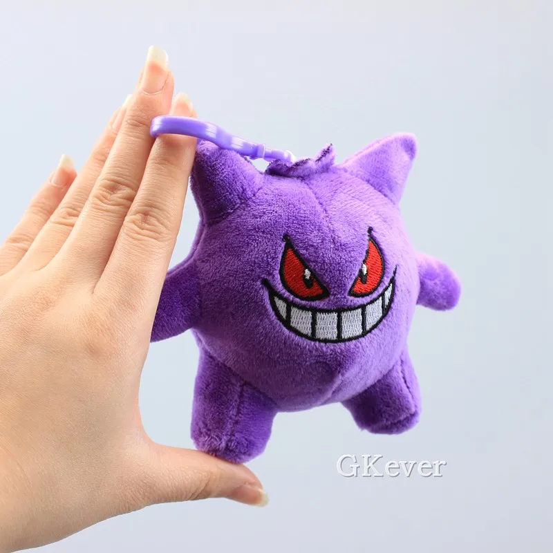 Мультфильм плюшевые игрушки Gengar игрушки кукла каваи брелок кулон Япония мультфильм Аниме Пикачу серии дети девочка подарок на день рождения