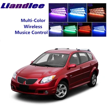 

LiandLee Car Glow Interior Floor Decorative Seats Accent Ambient Neon light For Pontiac Vibe 2003~2010