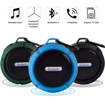 

Bluetooth Speaker Waterproof Hands Free Speaker 5W HIFI Sound Speaker Subwoofer For Outdoor Indoors Support