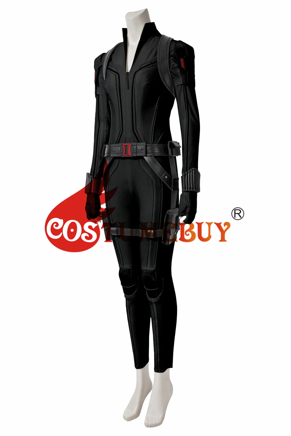 CostumeBuy, черный костюм Наташи ромаофф, черный костюм для взрослых, Женский костюм супергероя, черная вдова, сексуальный комбинезон, костюм L920