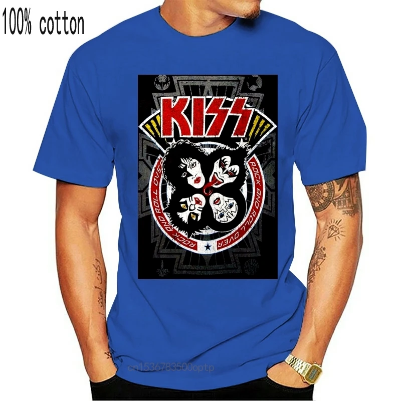 Мужская футболка KISS Rock Roll Over Tie Dye Punk Размер S M L XL XXL XXXL забавная новинка wo