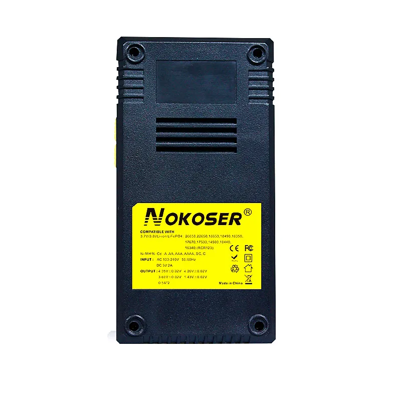 Оригинальное Универсальное зарядное устройство NOKOSER D2S с ЖК дисплеем VC2 для