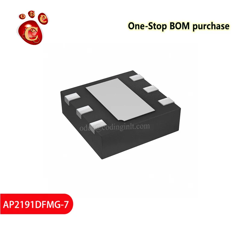 Ap2191dfmg 7 dfn6 dfn 6 ic pwr p channel 1 1 6dfn ic 