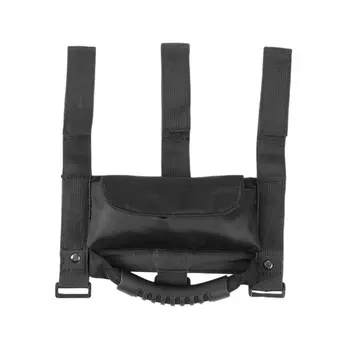 

Car Roll Bar Grab Handle with Sunglasses Holder Storage Bag Armrest Pouch Bag Accessories for Jeep Wrangler CJ TJ JK JL