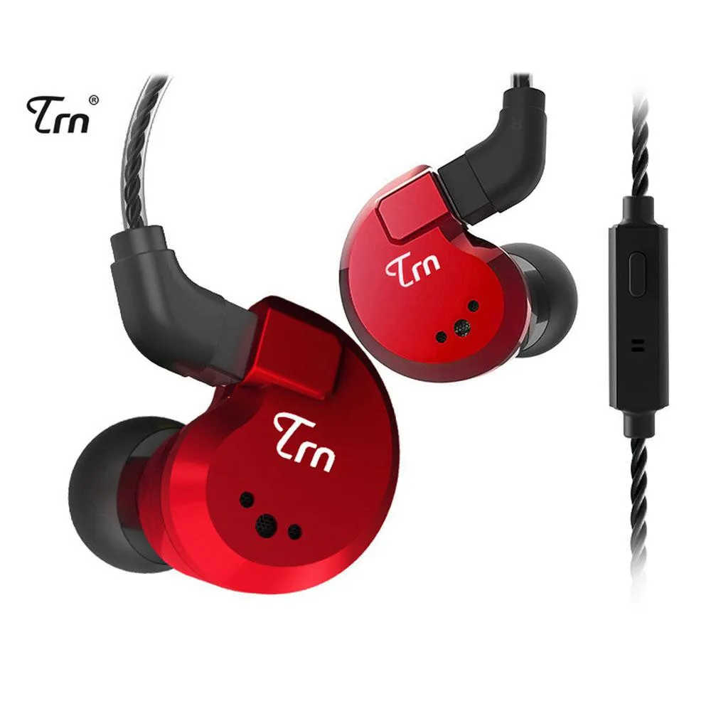 

Trn V80 2dd+2ba Hybrid In Ear Earphone Hifi Dj Monitor Running Sport Earphone Earplug Headset V30 Zst As10 Zs10 Cca C10 C16