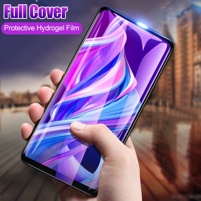 

20D Hydrogel Film Full Cover On The For Huawei Honor 8x Max 9 10 Lite 7a 7c 20 Pro Screen Protector Film Not Protective Glass