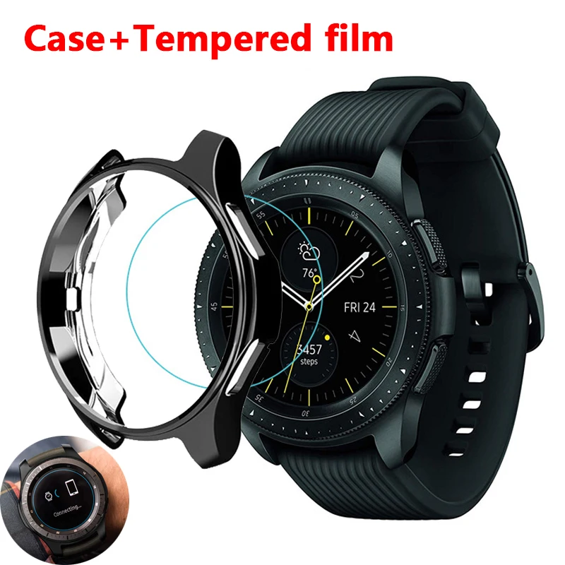Чехол для Samsung Galaxy Watch 46 мм 42 мм/Gear S3 frontier мягкий бампер аксессуары умных часов с