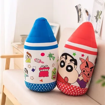 

Cute Plush Toy Crayon Shin-chan Pencil Design 50cm Soft Stuffed Toys Cushion Birthday Christmas Gift #5460