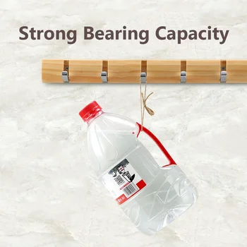 

Towel Hanger Rack Holder Hook Wall Mount Coat Hat Foldable Zinc Alloy Door Wooden