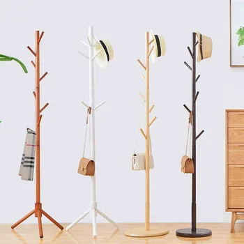

Coat Rack Scarf Stand Clothing Rack Hat Rack Assembly Bedroom Move Bedroom Furniture Coat Rack Nonwovens Stainless Steel