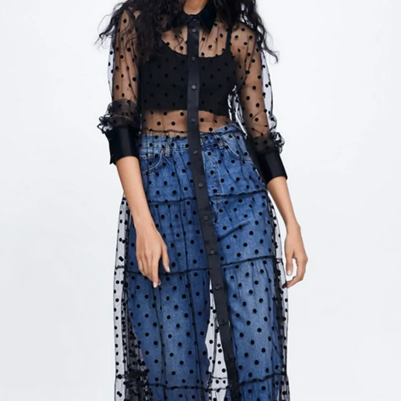 

Women Summer Boho Sheer Maxi Dress High Street Beach Holiday Fashion Club See-through Dresses 2019 New Arrivals