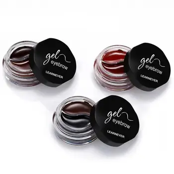 

Professional Two-colored Eyebrow Cream Tint Makeup Pomade Brow Lasting Cream Brown Natural 3d Long Enhancer Gel Waterproof H7K1