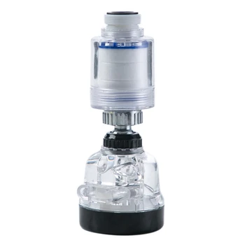 

360 Degree Rotating Shower Faucet Splashproof Dechlorination Water Purify Three Gears Adjustable Water Saving Filter