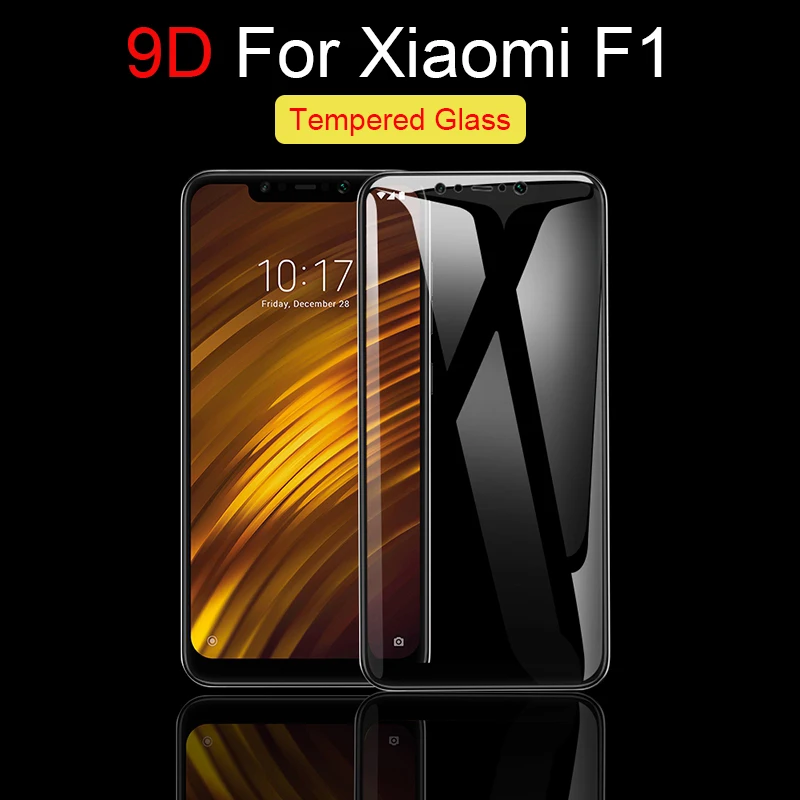 9D полное покрытие стекло для Xiaomi Pocophone F1 протектор экрана закаленное стекло для Xiaomi Pocophone F1 пленка для Pocofone F1 стекло