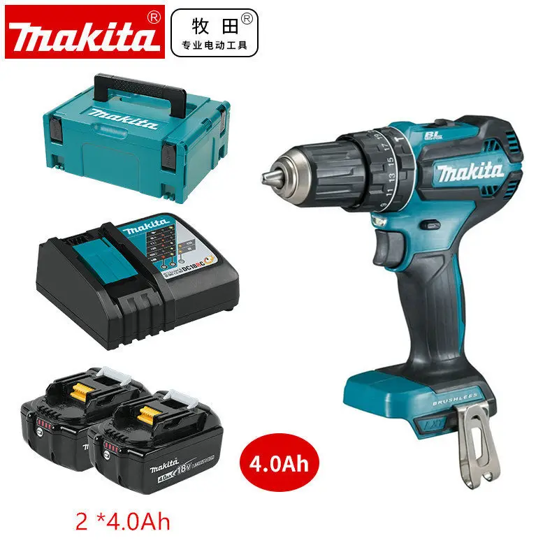 Makita DHP485 DHP485Z DHP485SFJ 18 в LXT литий-ионный бесщеточный Combi молоток дрель-голый RP DHP484 - Цвет: DHP485 B