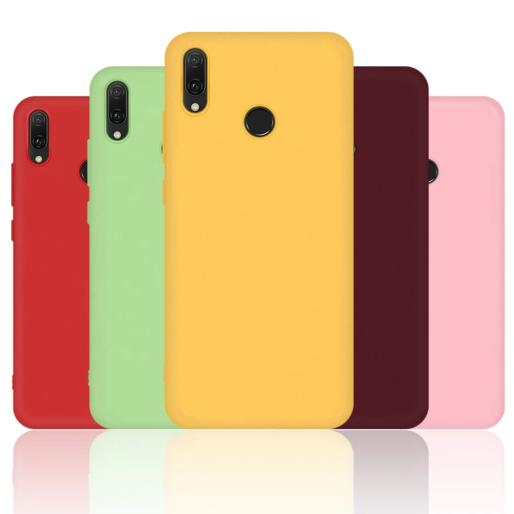 Роскошные мягкие матовые цветные Чехлы для Huawei Honor 20 Pro 10 9 Lite 8X 9X i P30 P20 Mate