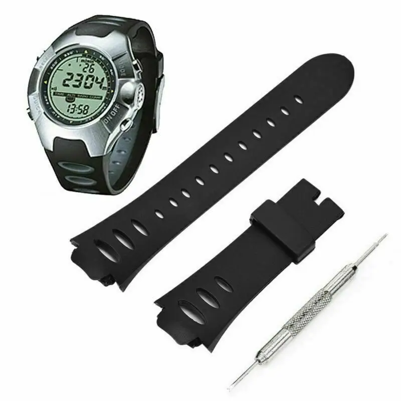 

Rubber Replacement Silicone Watch Band Strap Buckle With Strap Installtion Tool For Suunto Observer SR