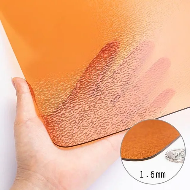Brown scrub SKTEZO 1. 6mm High Quality Black Brown Rounded Edge PVC Frosted Soft Glass Tablecloth Anti-scalding Waterproof Coffee Tablecloth - Цвет: Brown scrub
