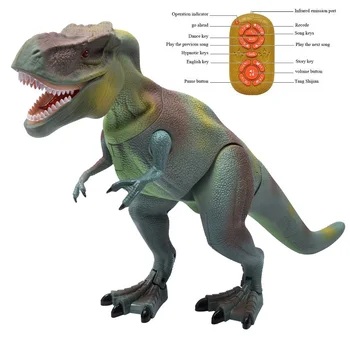 

toys remote control dinosaur toy Electric Toys Remote Control Dinosaur Tyrannosaurus Triceratops Model Animal Figures Ready