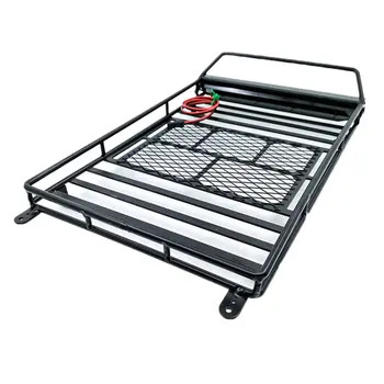 

1/10 Universal Remote Control Car Climbing Cart Luggage Rack With Lights Modified Upgrade Accessories