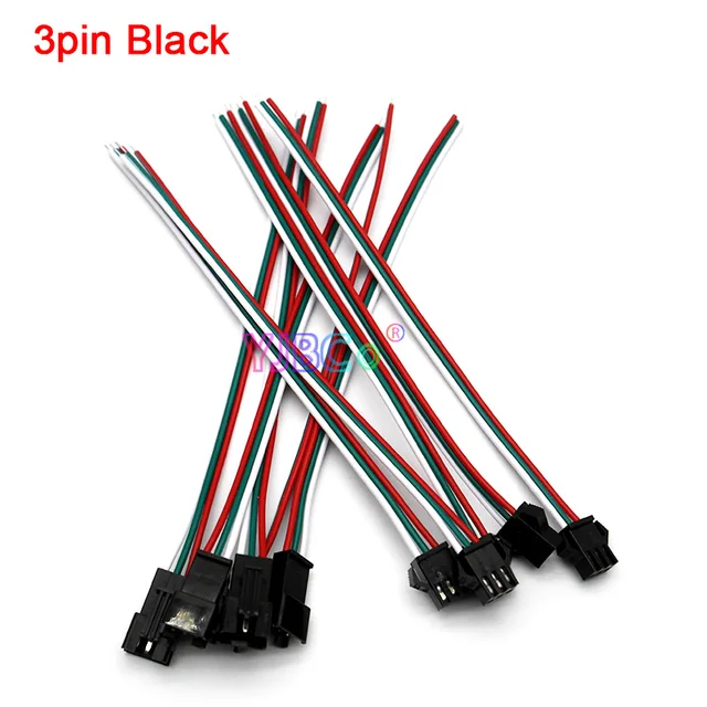 3Pin black