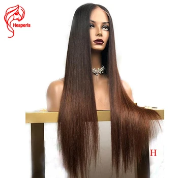 

Hesperis13x6 Lace Front Human Hair Wigs With Baby Hair Silky Straight Brazilian Remy Ombre Lace Front Wigs Pre Plucked