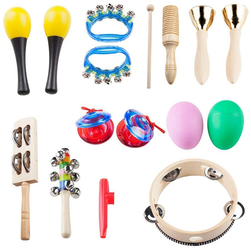 

Kids Musical Instruments, Preschool Educational Early Learning Toys Musical Toys For Boys And Girls With Carrying Bag, Type B