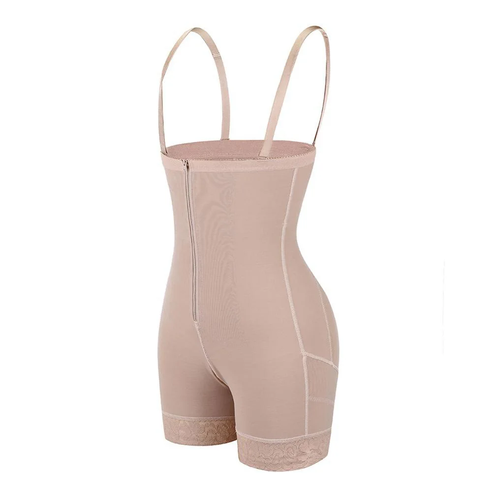 

Seamless Women Bodysuit Butt Lifter Shapewear Waist Trainer Body Shaper Strappy-Back Chest Enhancing Corrective Underwear Corset