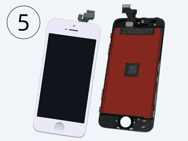 Pantalla LCD para iPhone 6 6S 7 8 Plus, montaje de digitalizador de 3D perfecto para iPhone 5 sin píxeles muertos|Pantallas LCD para móviles| - AliExpress