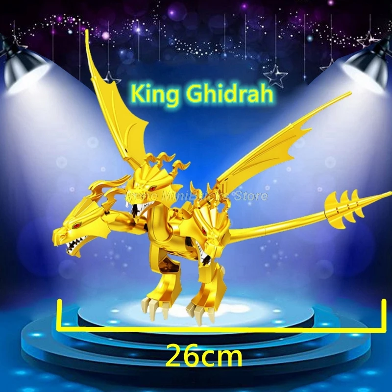 

Halloween Figures Model Marvel Single Sale King Ghidrah Baby Education Toy Birthday Gift Building Blocks Toys For Children