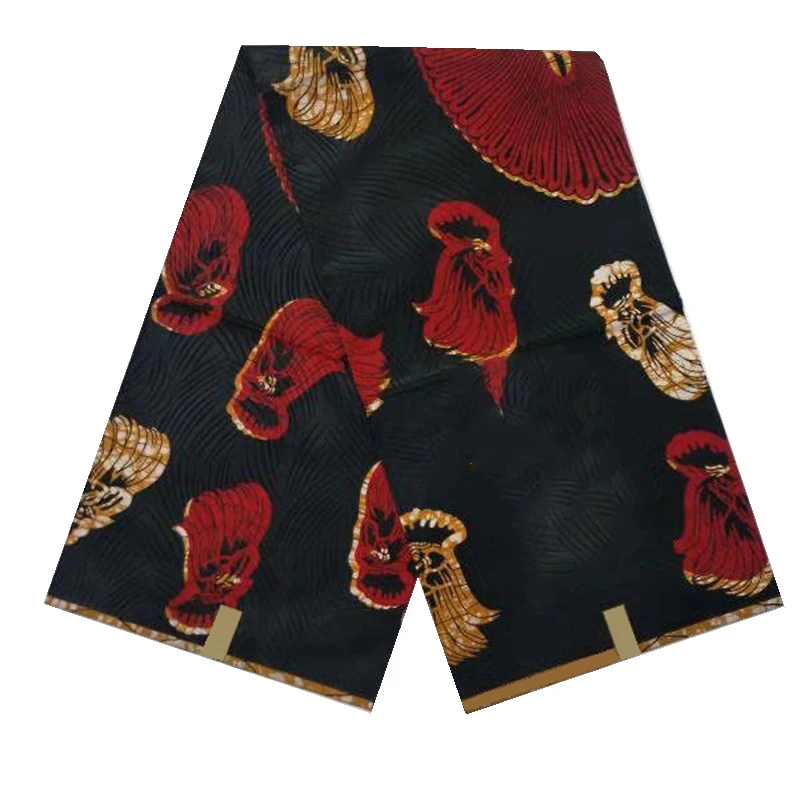 ESEWING Высококачественная африканская вощеная ткань принтом хлопок Анкара швейный материал для платья Анкара восковая Ткань 6 ярдов - Цвет: 23