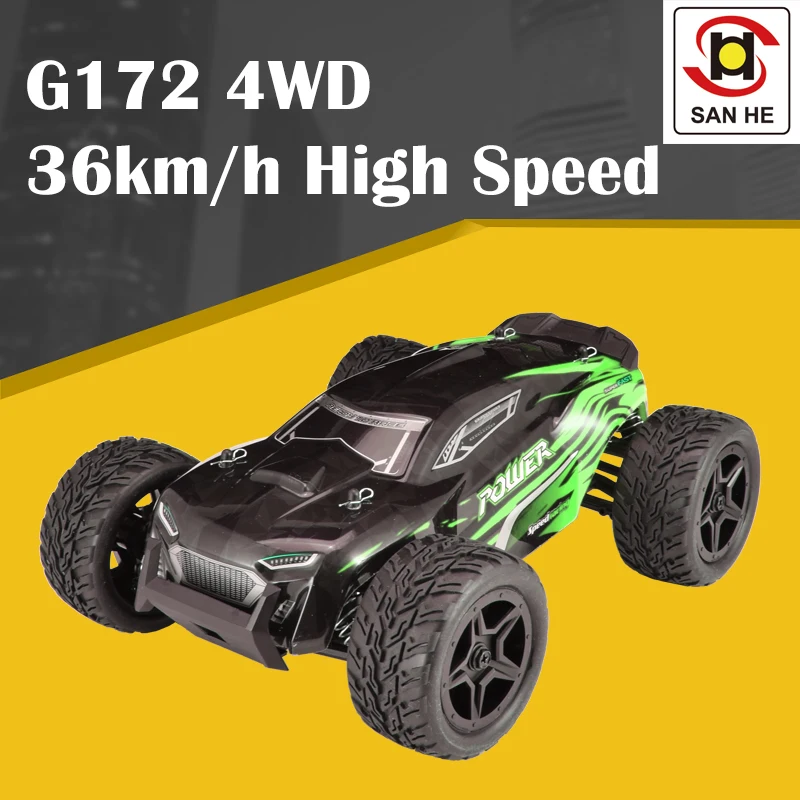Новинка высокоскоростной гоночный автомобиль G172 2 4G 1:16 4WD 36 км/ч мощный двигатель дистанционное управление
